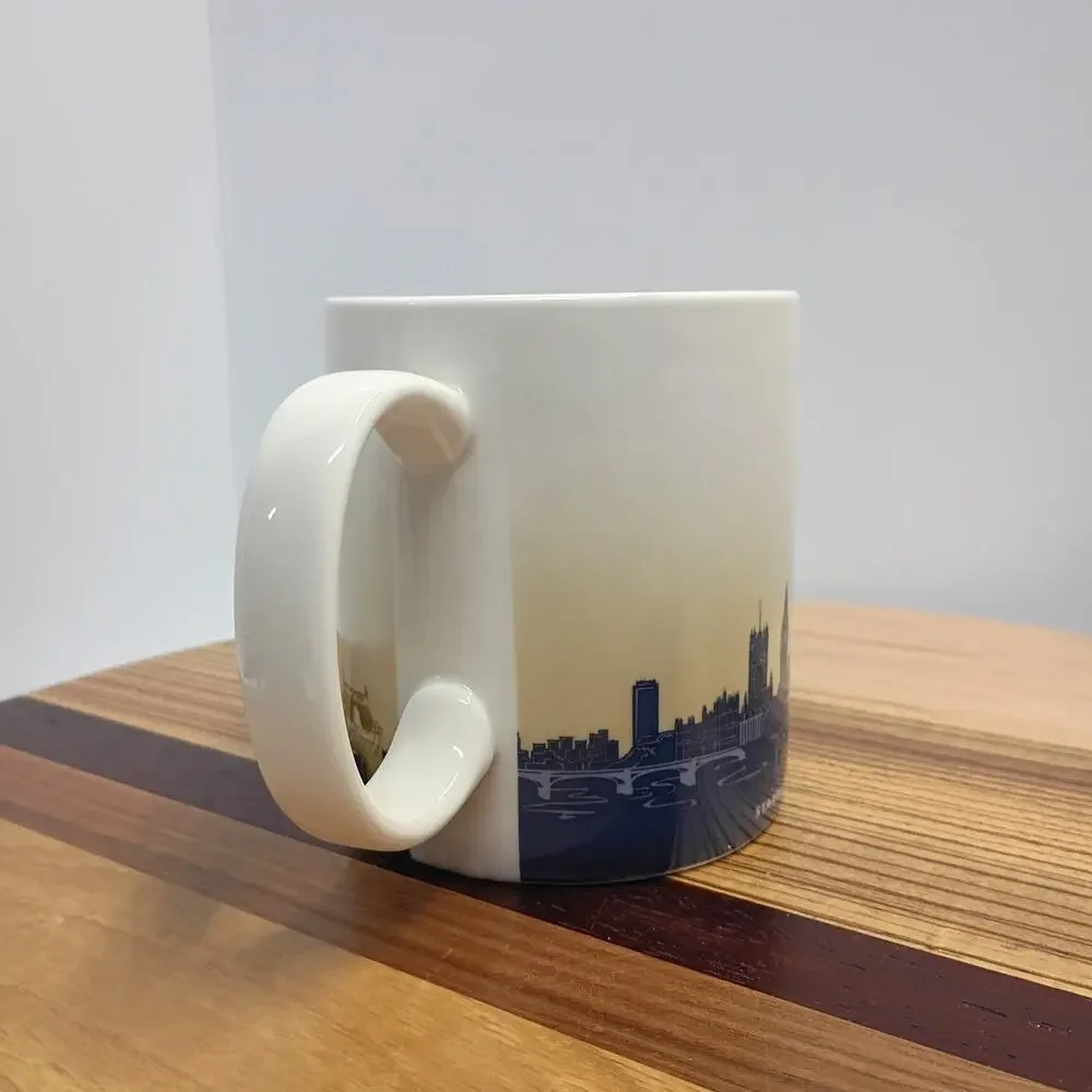 2010 Starbucks London Global Icon Series Collector Mug Blue, 16oz